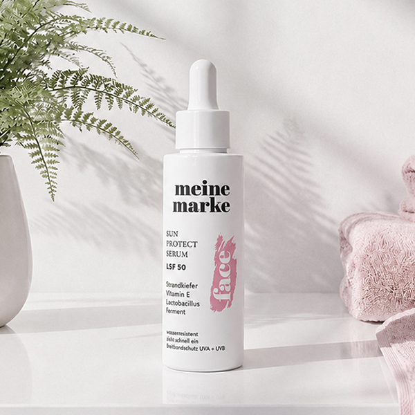 Meine Marke Sun Protect Serum - Kachel Meine Marke Sun Protect Serum - Sonnenserum LSF 50